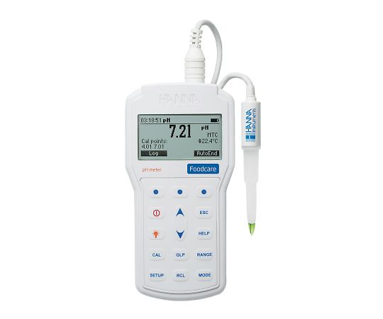 3-829-01 pH・温度計(半固形食品・乳製品用) HI98161 ハンナ インスツルメンツ