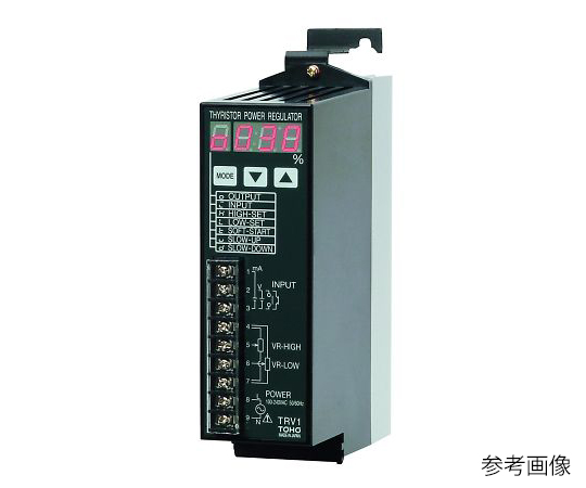 3-942-01 単相電力調整器(サイリスタ式) TRV1-M-020 東邦電子 印刷