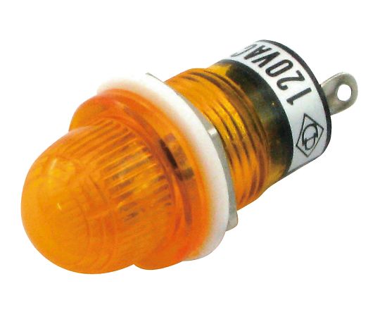 ネオン球(抵抗内蔵型) 黄 WTN-10-1287YE