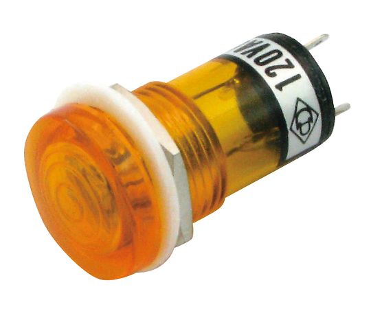 ネオン球(抵抗内蔵型) 黄 WTN-10-1288YE