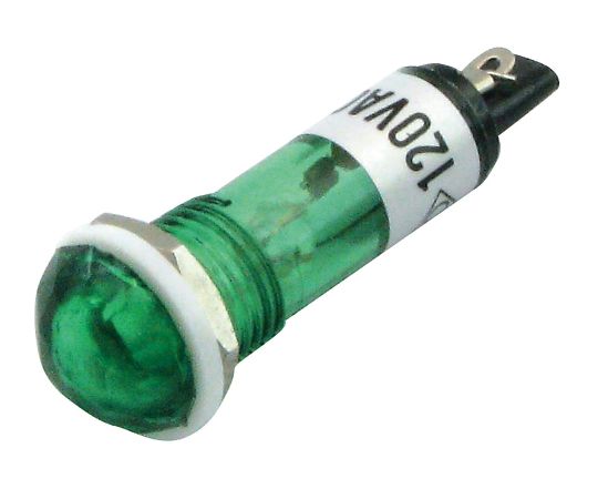 ネオン球(抵抗内蔵型) 緑 WTN-10-1297GR