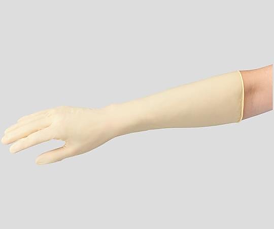 アズピュア ロングラテックス手袋(全面エンボス) M(100枚)