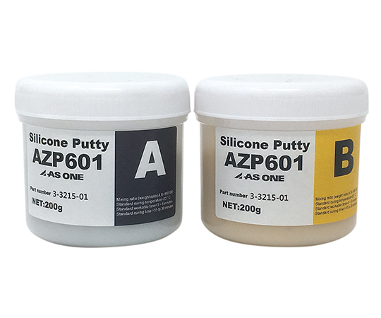 3-3215-01 シリコーンパテ A剤・B剤各200g AZP601 【AXEL】 アズワン