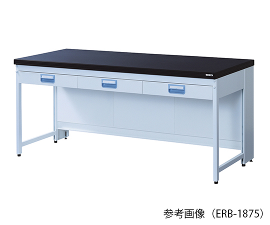 3-4131-04 サイド実験台 スチールタイプ・吊り引出し 1800×900×800mm ERB-1890 アズワン(AS ONE)