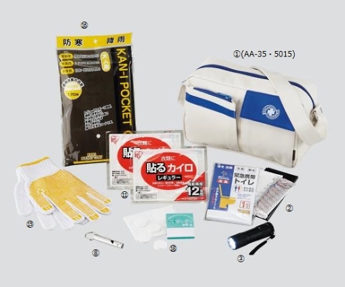 災害時用備蓄セット(ショルダーバッグタイプ) AA-35(8点入)(30セット)