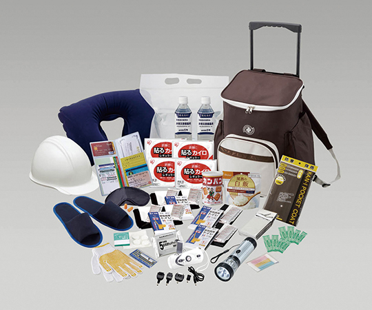 災害時用備蓄セット(キャリーバッグタイプ) AA-200(24点入)(4セット)