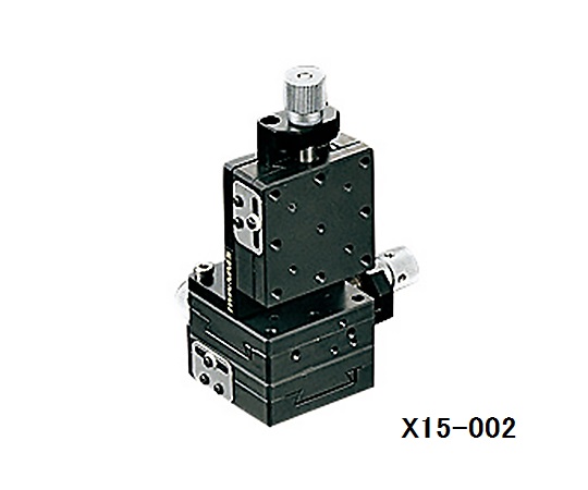 3-5128-21 ステージ XYZ軸 40×40mm X15-002 印刷