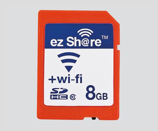 【受注停止】3-5144-01 SDカード Wi-Fi機能付き 容量8GB ezShare-8GB10v2 テック(TEC)