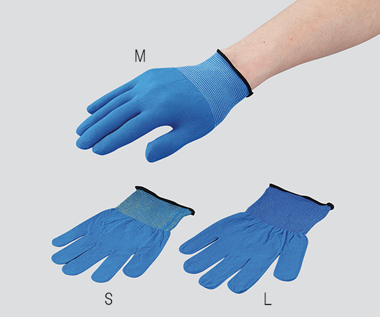 3-5223-02 極薄EXフィット手袋 M ブルー B0620Blu(20枚) ショーワグローブ