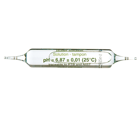 3-5244-03 アンプル式pH標準液 FIOLAX(R)pH6.87 L4796(60個) SIアナリティクス 印刷