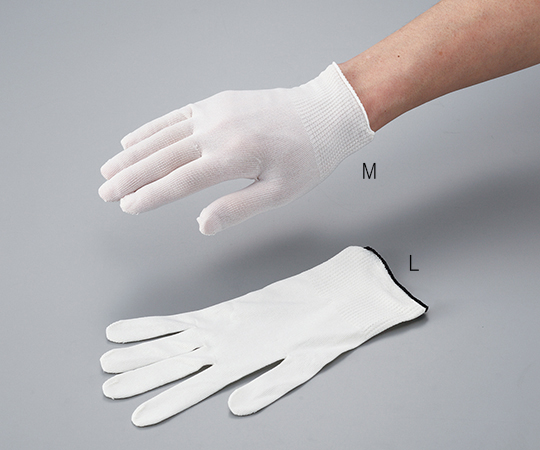 3-5498-01 クリーンルーム用インナー手袋 クリーンパック M ショート MX385-CP-M(10双) マックス