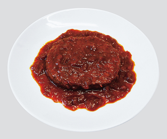 3-5546-02 美味しい保存食(水不要タイプ) 煮込みハンバーグ(10個) サンフレックス永谷園 印刷