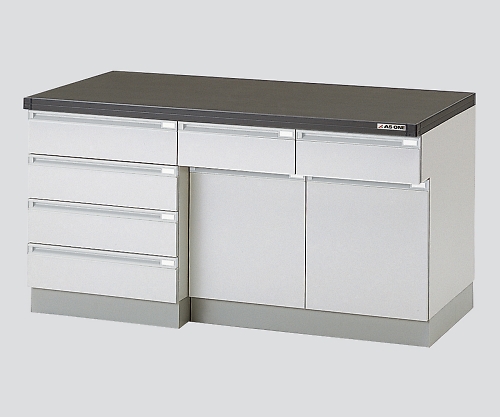 【受注停止】3-5827-12 サイド実験台 木製タイプ 1500×750×800 AJ1O-1507 アズワン(AS ONE)