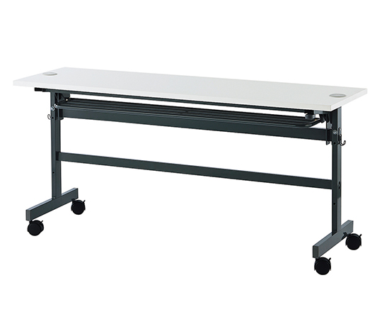 配線機能付きフォールディングテーブル 1500×600×700 ホワイト SHFTL-1560WH