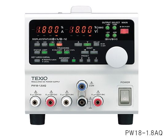 3-6139-10-20 多出力直流安定化電源 PW16-5ADP(校正証明書付) テクシオ(TEXIO)