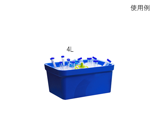 【受注停止】3-6458-01 アイスパン Magic Touch 2(TM) 容量 4L ブルー M16807-4101 アズワン(AS ONE) 印刷