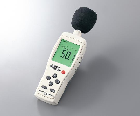 【受注停止】3-6677-02-20 騒音計 A/C特性30~130dB AS824(校正証明書付)