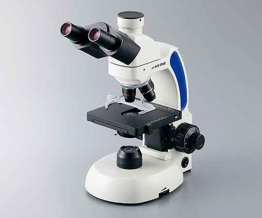 3-6689-02 LEDプランレンズ生物顕微鏡 三眼 40~1000× LRM18T アズワン(AS ONE) 印刷