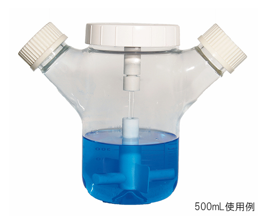 マグネチックスターラー (低速タイプ) 専用フラスコ 500mL CLS-1410-500