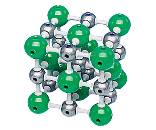 3-7128-10 分子モデルシステム Molymod 塩化ナトリウム×27個 印刷