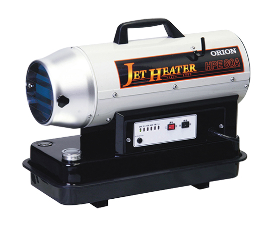 3-7319-01 ジェットヒーター HP(可搬式温風機) 535×255×420 HPE 80A オリオン