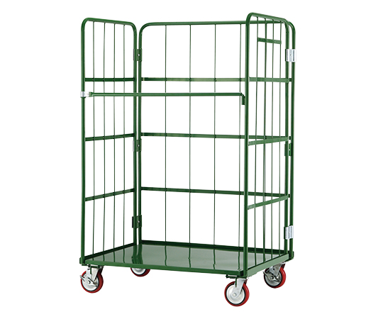 【受注停止】3-7326-01 カゴ台車 1100×800×1700mm SK-4616D