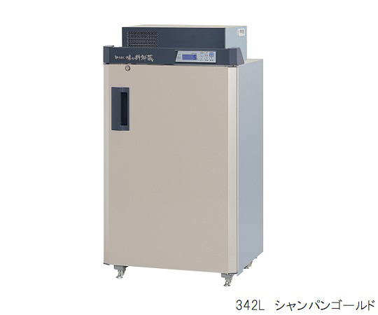 【受注停止】3-7466-01 低温貯蔵庫 342L シャンパンゴールド ARG-05BSF-N エムケー 印刷