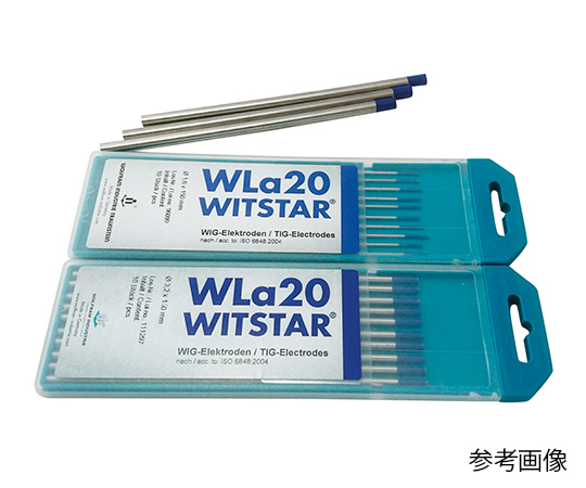 3-7514-12 タングステンTIG電極溶接棒 WL20-8.0 WOLFRAM INDUSTRIE