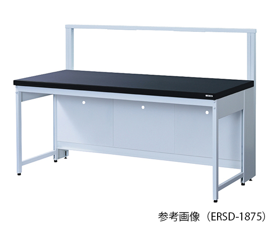 3-7897-04 スチール実験台(電源バー付き) 1800×800×800/1200mm ERSD-1875