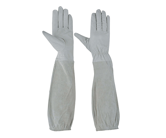 3-8133-02 ロング革手袋 肘まで長~い革手袋 L 中部物産貿易 印刷