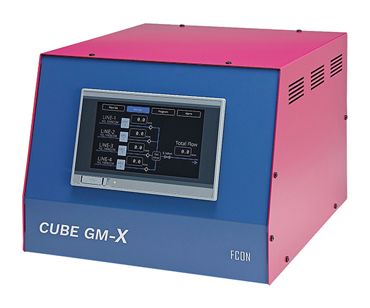 3-8303-02 タッチパネル式ガス混合器 CUBE GM-X3 エフコン 印刷