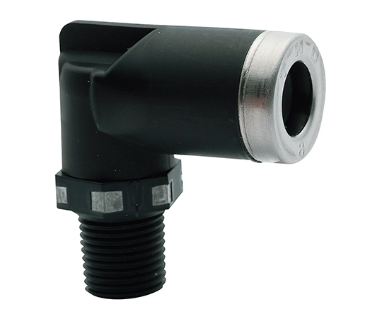 3-8594-03 ワンハンドフィッティング エルボ φ6mm R1/8 TL6-01(10個)