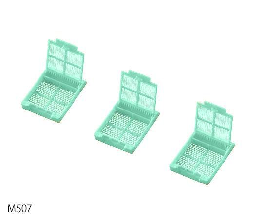 【受注停止】3-8698-03 包埋カセット(バルクタイプ) 緑 M507-4(250個×4箱) Simport