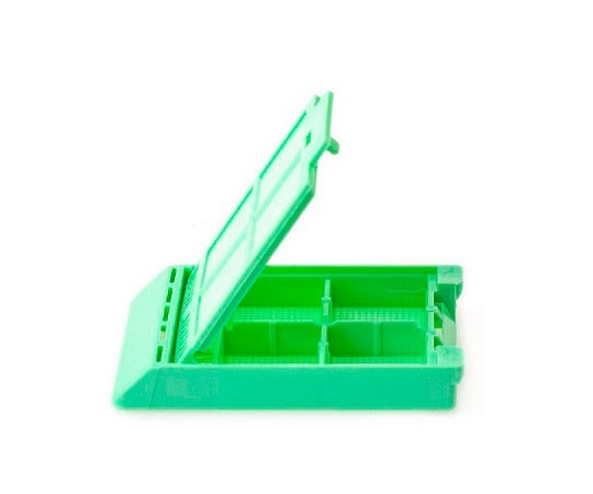 【受注停止】3-8699-03 包埋カセット(バルクタイプ) 緑 M508-4(250個×4箱) Simport 印刷