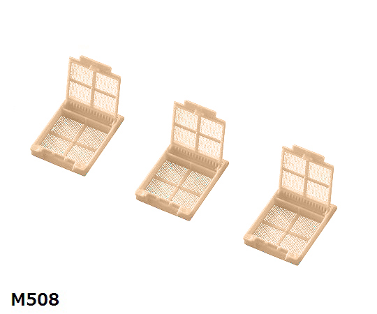 【受注停止】3-8699-07 包埋カセット(バルクタイプ) 茶 M508-8(250個×4箱) Simport 印刷