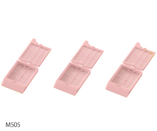 【受注停止】3-8700-02 包埋カセット(バルクタイプ) ピンク M505-3(500個×3箱) Simport