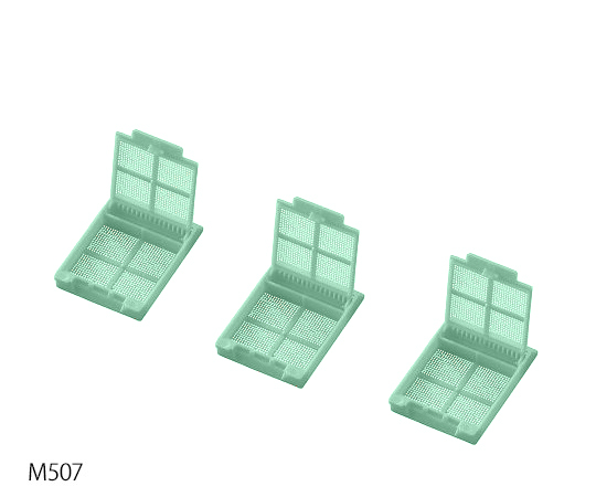 【受注停止】3-8702-03 包埋カセット(バルクタイプ) 緑 M492-4(500個×3箱) Simport