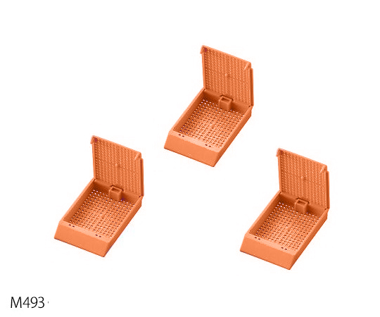 【受注停止】3-8703-10 包埋カセット(バルクタイプ) オレンジ M493-11(500個×3箱) Simport