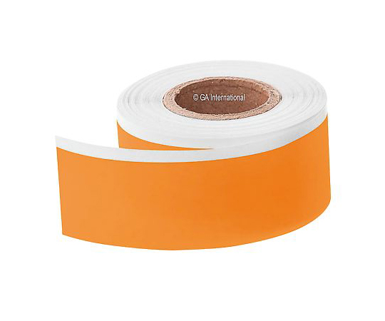 3-8711-05 凍結容器用テープ 25mm×15m オレンジ TFS-25C1-50OR GA International 印刷