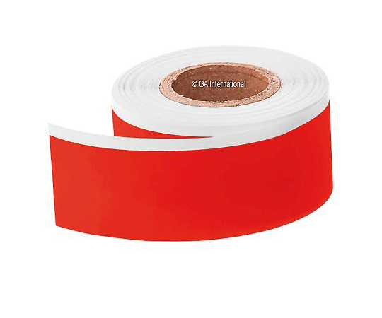 3-8711-16 凍結容器用テープ 25mm×15m 赤 TFS-25C1-50RE GA International 印刷