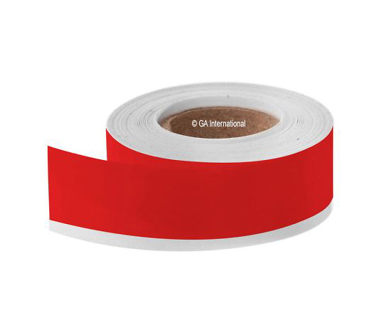 3-8714-02 クライオロールテープ(金属用) 19mm×15m 赤 TWA-19C1-50RE GA International 印刷