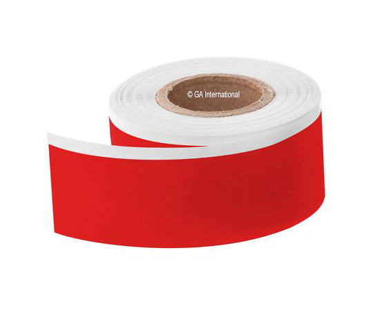3-8715-02 クライオロールテープ(金属用) 25mm×15m 赤 TWA-25C1-50RE GA International 印刷