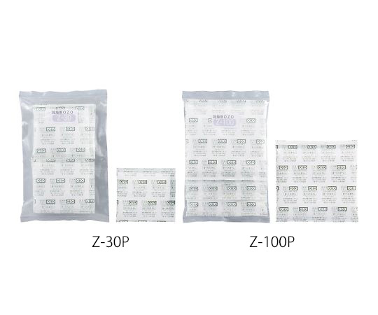3-8869-02 塩化マグネシウム乾燥剤 OZO Z-100P(5個) オゾ化学技研 印刷