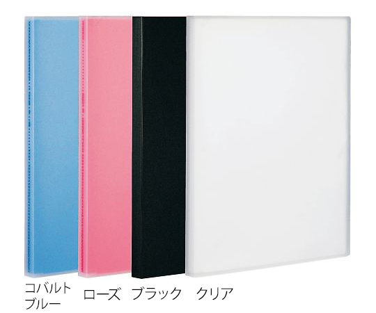 3-9348-07 ポケットファイル(スローインタイプ) ブラック ACT-3933-60