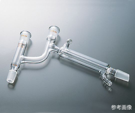 セミ・ミクロ蒸留管(クライゼン形) 透明摺合 2730-04-2