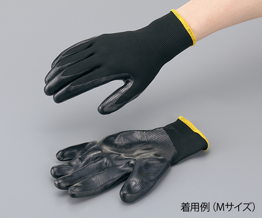 アズピュア ニトリルコート手袋 M(10双)