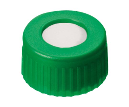 3-9527-20 オートサンプラー用バイアルキャップ(キャップ規格9-425用) 緑スクリューキャップ+セプタム(PTFE/シリコン) 4008224(100個) LLG Labware 印刷