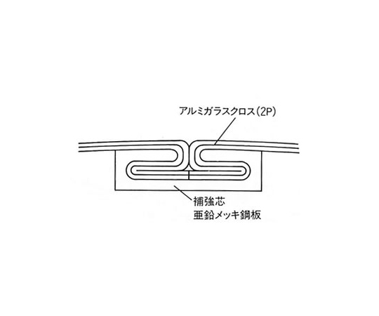 21114-090 耐熱ダクトホース（TAC耐熱ダクトMD-18） 21114-090（5m） 東拓工業