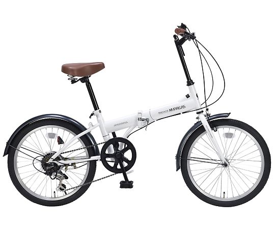 【受注停止】M-200W 折りたたみ自転車 ホワイト M-200 W 池商 印刷