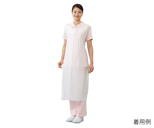 3-9774-01 エコPEエプロン(100枚) アズワン(AS ONE)